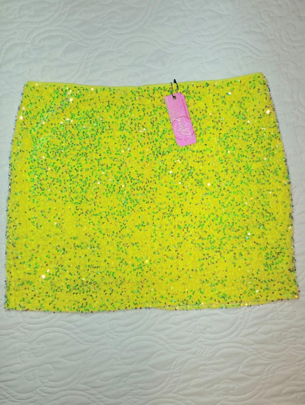Southern Fried Chics Sequin Mini Skirt